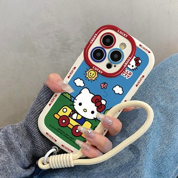 草地汽車kt適用蘋果17pm泡芙殼iphone16pro新款14創意13卡通11防摔12