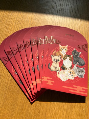 貓咪家族喵利是封