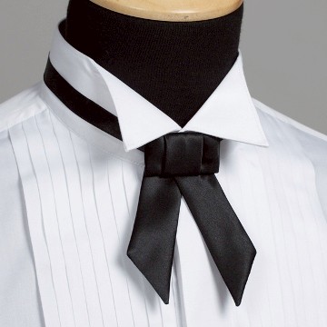 vivi領帶家族 --男仕配件之//時尚-開領結 (共三色) 黑、灰、白