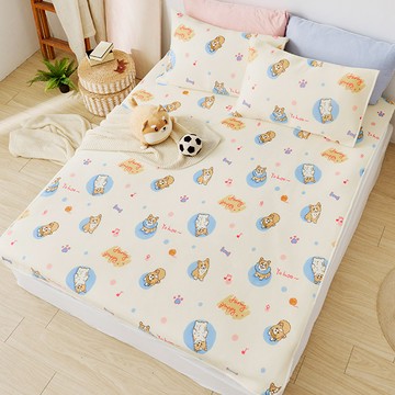 【DUYAN 竹漾】Cool-Fi 瞬間涼感6D冰涼墊  雙人 / 加大  (柯基戲水 / 綠茵小鴨 / 抹茶綠)