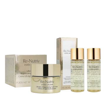 【Estee Lauder 雅詩蘭黛】白金級花秘小奢華體驗組[乳霜15ml+凝露15mlX2]有盒_百貨公司專櫃貨