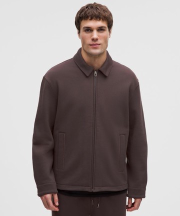 Fleece Full-Zip Overshirt Size Medium