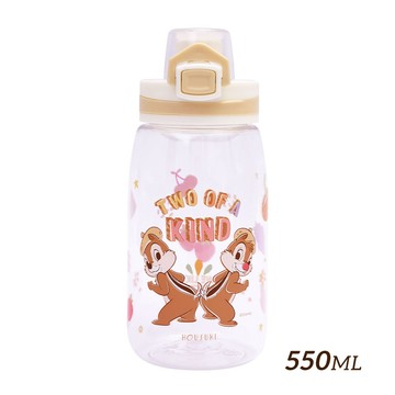 【HOUSUXI】迪士尼奇奇蒂蒂系列-Tritan彈蓋水瓶550ml(A3)【5周年慶↘三件75折】