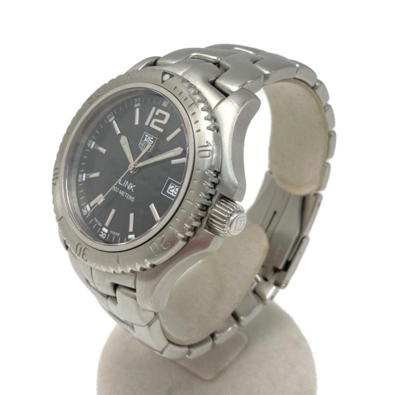 TAG HEUER タグホイヤー リンク デイト WT1110-0 ブラック クォーツ 