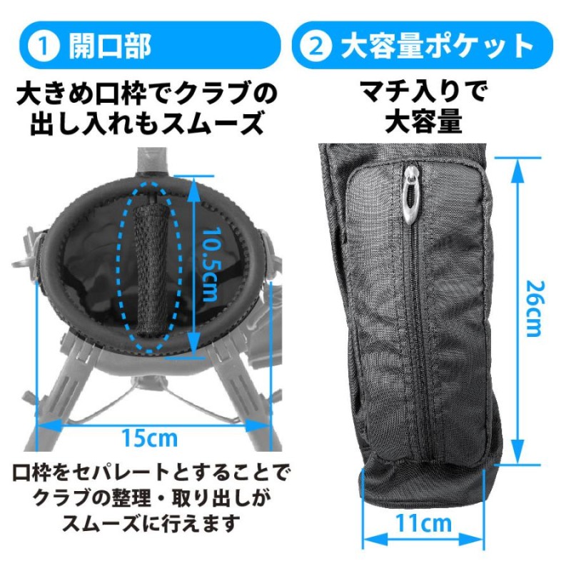 割引クーポン付】 スタンドバッグ ベーシック クラブケース