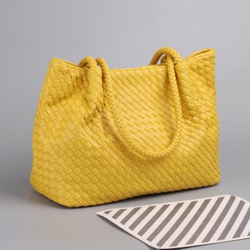 大包包編織女包2025新款大容量手提腋下包大氣通勤簡約時尚單肩包