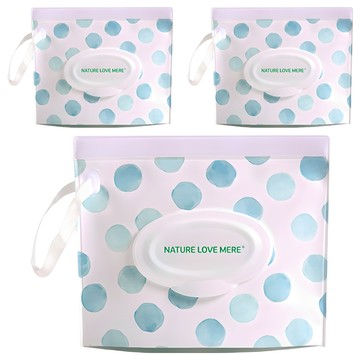 Nature Love Mere DIY濕紙巾抽取袋 水滴款 Set 3個