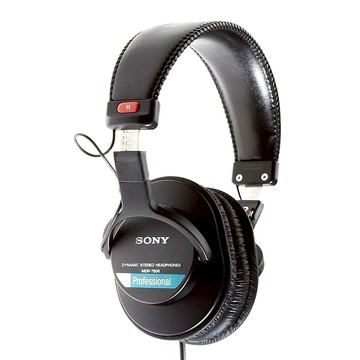 SONY 索尼 耳罩式監聽有線耳機 MDR-7506  黑色