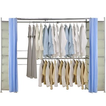 巴塞隆納─AH-30伸縮衣櫥(附16個PP抽屜)