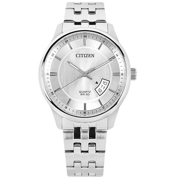 CITIZEN / BI1050-81A / 簡約時尚 典雅紳士 日本機芯 日期 不鏽鋼手錶 銀色 40mm