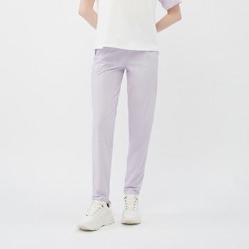 GIORDANO  女裝冰涼感經編長褲 G-MOTION系列 - 85 淺藍紫