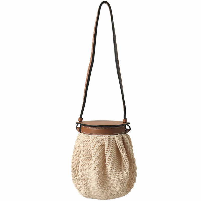 Mary Al Terna メアリ オル ターナ Hide サマーニットショルダーバッグ レディース ベージュ ブラウン F 通販 Lineポイント最大1 0 Get Lineショッピング
