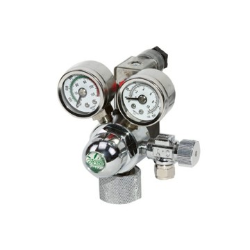 P老闆水族~台灣ISTA伊士達I-580直立式雙錶CO2電磁閥控制器.水草缸必備(上開型) 出氣調節閥 控制器 調節開關