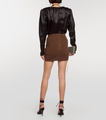 Magda Butrym Cashmere miniskirt