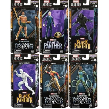 Marvel Legends 黑豹 6吋 漫威黑豹電影6吋傳奇人物組 6+1款 艾爾佛特 納摩 奧科耶 阿圖瑪 黑豹2