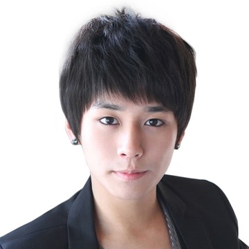 整頂真髮絲假髮-自然黑色逼真帥氣男假髮父親節禮物73vb1【巴黎精品】