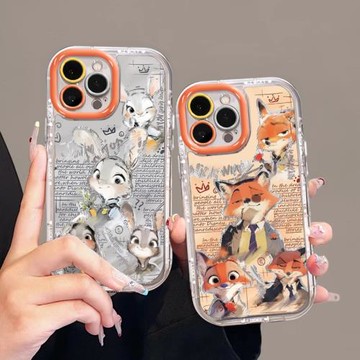 報刊尼克朱迪適用oppoa5pro手機殼a3x套a2a1活力版卡通可愛a97漫畫a96瘋狂動物城a95女a93s動漫a92s男a91全包