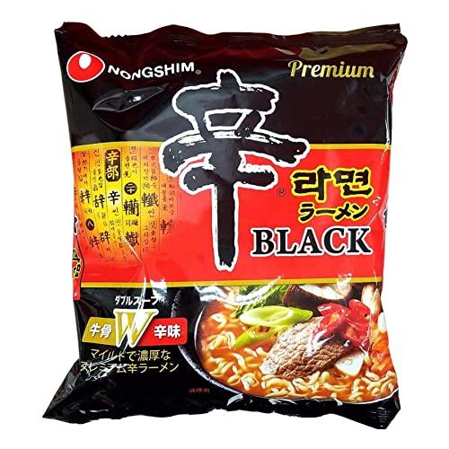 農心 辛ラーメンブラック BLACK ５袋セット 日本語パッケージ 韓国 辛ラーメンの第2世代 インスタント 乾麺 韓国食品 韓国ラーメン 国