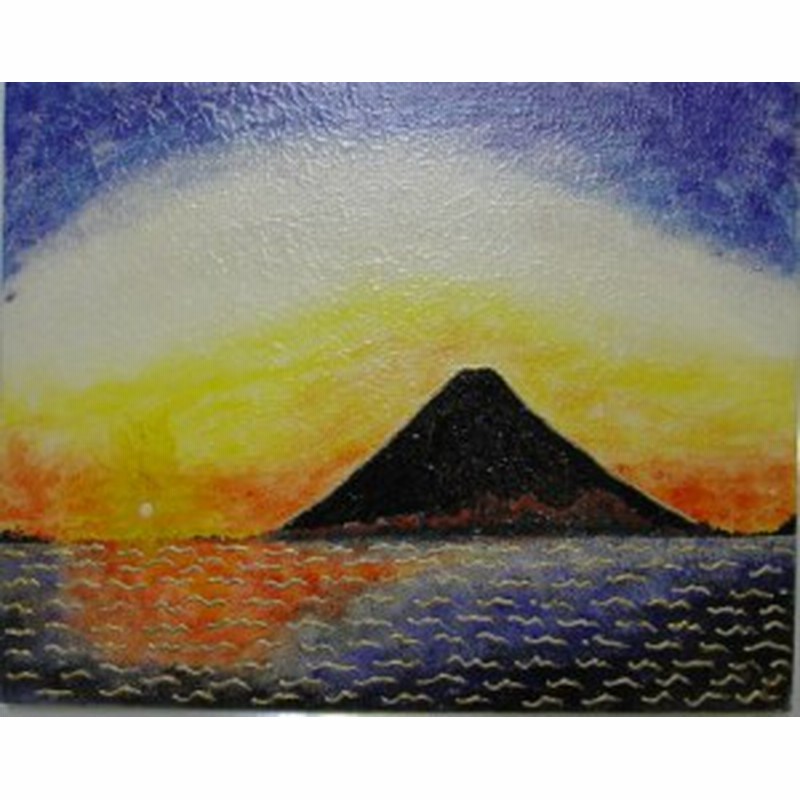 鮮やかなバリ絵画 夕日に染まる海 通販 Lineポイント最大1 0 Get Lineショッピング