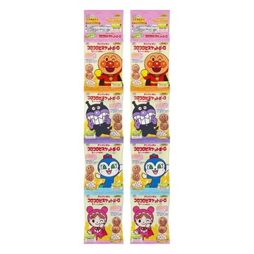 FUJIYA 不二家 麵包超人蛋酥餅乾四連餅 添加鈣和維生素D  蛋  64g  2組