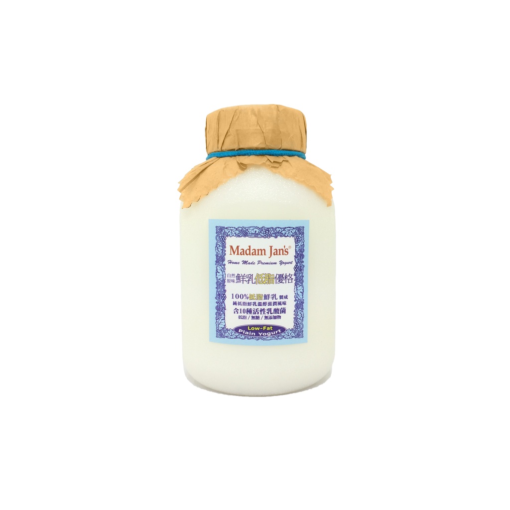 [Madam Jan's] 10種活菌無糖低脂鮮乳優格375g