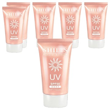 SHILLS 舒兒絲 很耐曬超清爽美白美肌柔護防曬凝乳 SPF50  6件  40ml