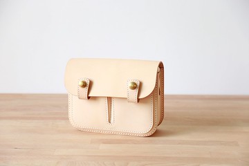 【切線派】TANGENT LINEAR 迷你机器人公文包真皮休闲单肩斜挎包