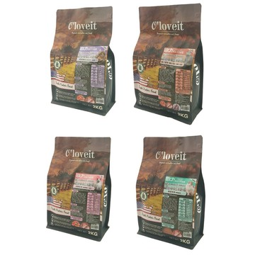歐力 O'loveit 無穀天然寵糧 貓飼料 全齡用 護膚美毛貓/低卡管理/挑嘴貓/幼貓發育