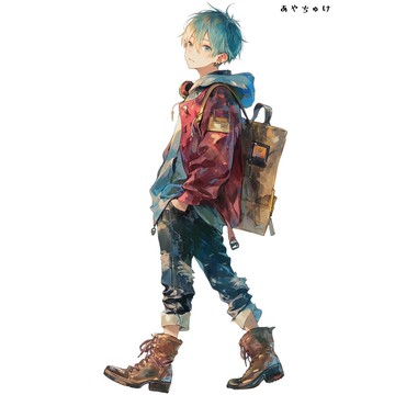 【12月新品5】07-106-0104 人物貼紙 繽紛色彩