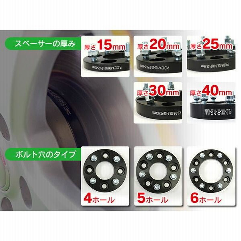 5穴から4穴への変換スペーサー 厚さ27mm（ネジピッチ要指定）