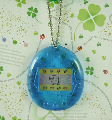 【震撼精品百貨】寵物機~造型鎖圈-藍