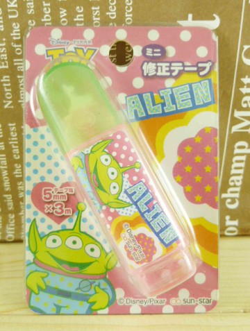 【震撼精品百貨】Metacolle 玩具總動員-修正帶-三眼怪圖案-粉色 震撼日式精品百貨