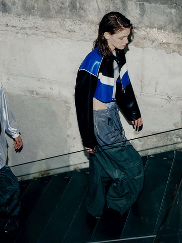Nylon Parachute Pants_Charcoal