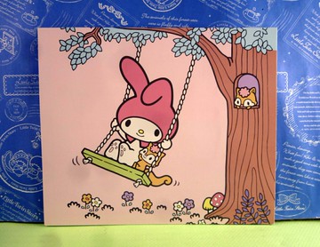 【震撼精品百貨】My Melody 美樂蒂 卡片 盪鞦韆 震撼日式精品百貨