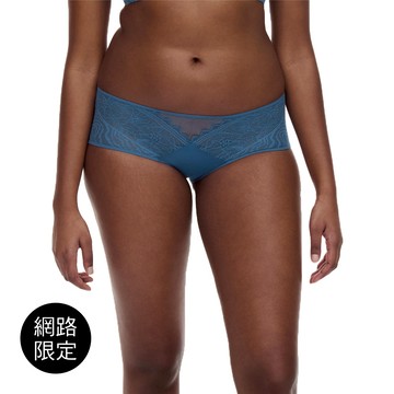 網路獨賣【Chantelle Easy Feel】平口內褲>XS-M>單寧藍(94240_00C)【Floral Touch】