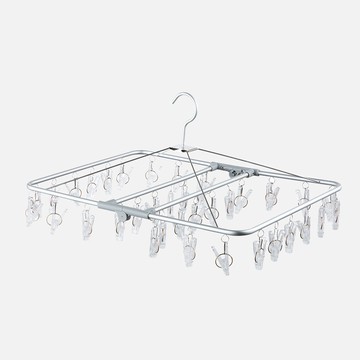 HOUSE DAY 鋁框可折疊曬衣架36夾