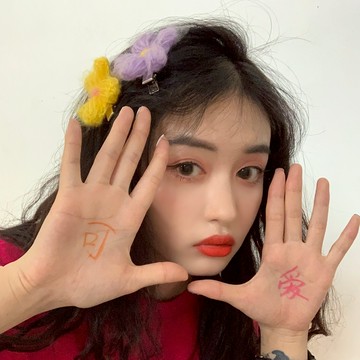 蓬蓬少女感ins網紅同款韓國馬海毛手工花朵發夾泫雅風毛絨絨一字1入