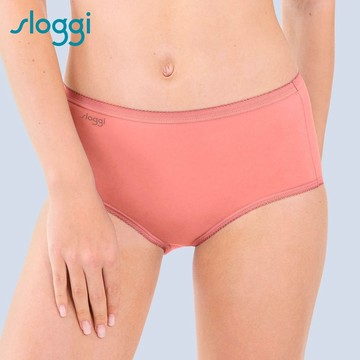 sloggi-COMFORT CARE經典舒適系列高腰小褲 珊瑚蜜桃