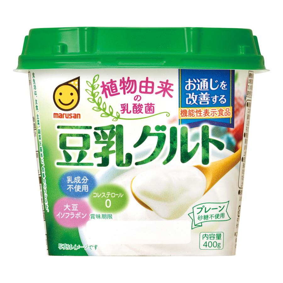 冷蔵 マルサンアイ 豆乳グルト(機能性表示食品) 400g×6個