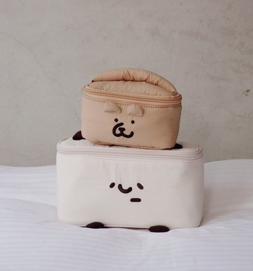 咻熊家 泥的化妝包 熊的迷你收納包