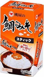 桃屋 桃屋の鯛みそスティック 8本 ×6本