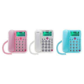 WONDER 來電顯示有線電話 WD-9002 隨機 福利品