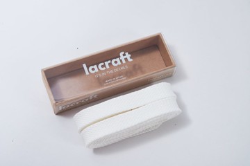 Maison MMY替換 白色鞋帶 【lacraft 日本製】