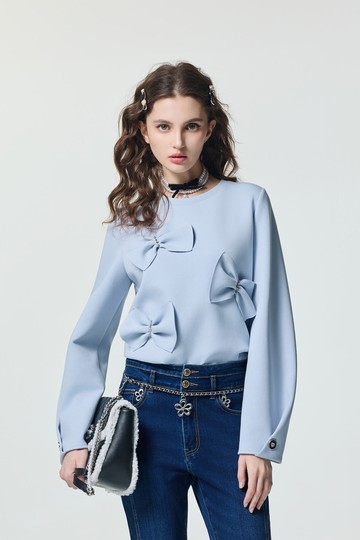 月光石藍單品上衣