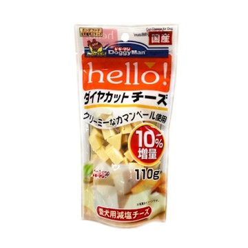 多格漫DoggyMan 犬用Hello角切 原味 牛奶 低脂 起司塊 100g 狗零食 狗起司