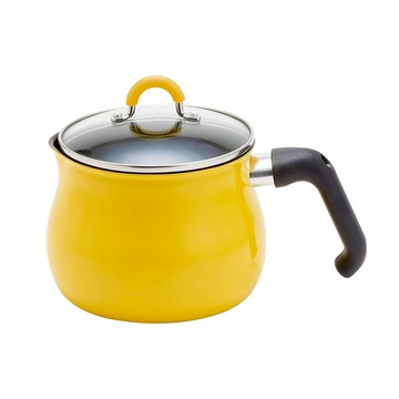 FREIZ 和平 七種功能煎鍋 炒鍋 油炸鍋 黃色 尺寸M (2.2L附鍋蓋)  1個  14cm