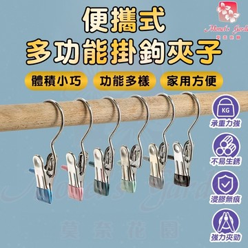 買多送多🚗不鏽鋼掛勾夾 褲夾 衣掛夾 掛勾衣夾 晾衣夾 多功能掛勾夾 不鏽鋼夾 夾子掛 曬襪夾 夾子掛勾 襪子內衣帽子夾