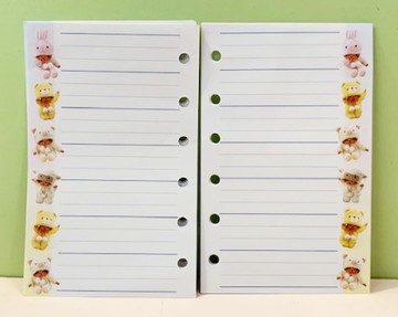 【震撼精品百貨】monchhichi_夢奇奇~六孔活頁便條紙-空格#30213