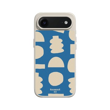 iPhone Air SolidX 貝殼灰 - Knock Knock A2Z - 藍調幾何