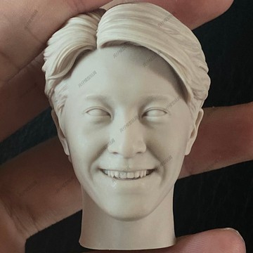【台灣出貨】✨限時下殺 1/6 白模 喜劇之王 破壞之王 nancy周星馳頭雕 星爺 兵人 手工模型 模型製作